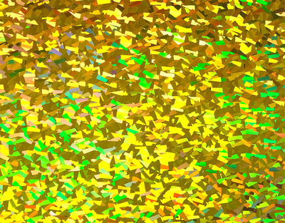 Holographic Crystal Gold, š.0,5*10m